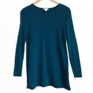 J. Jill Merino Wool Persian Blue Sweater Sz S